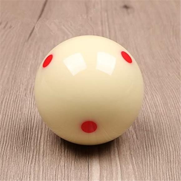 AAA-Grade PRO Cup Standard Pool-Billiard Cue Ball with 6 Dots (2-1/4'', 6 oz) - Picture 7 of 7
